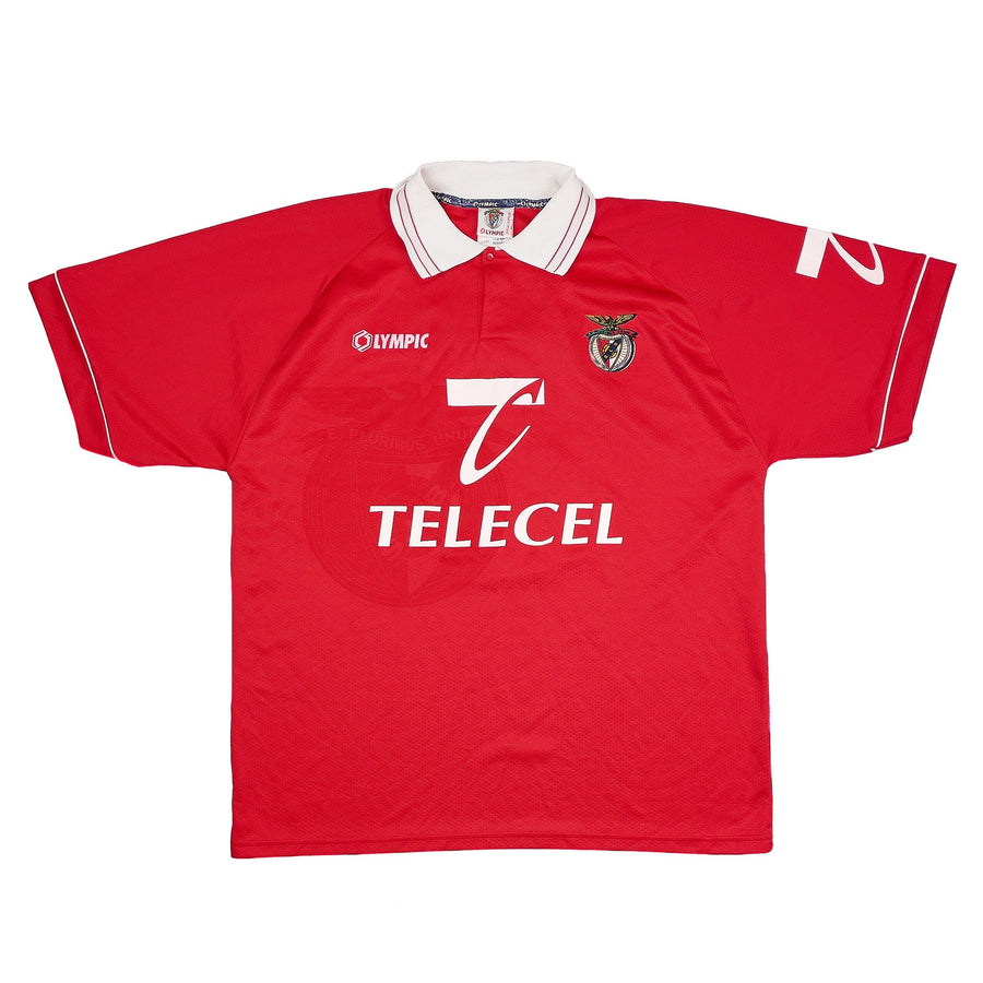1996/97 Benfica #3 *Player Issue* Home Shirt (XXL) Olympic