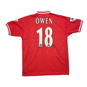 1996/98 Liverpool Owen #18 Home Shirt (L) Reebok
