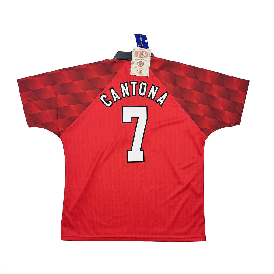 1996/98 Manchester United Cantona #7 *BNWT* Home Shirt (L) Umbro