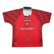 1996/98 Manchester United Cantona #7 *BNWT* Home Shirt (L) Umbro