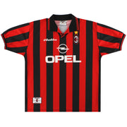 1997-98 AC Milan Lotto Home Shirt *Mint* XL