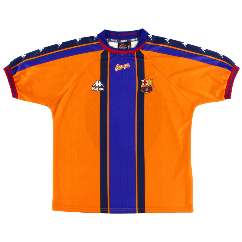 1997-98 Barcelona Kappa Away Shirt L