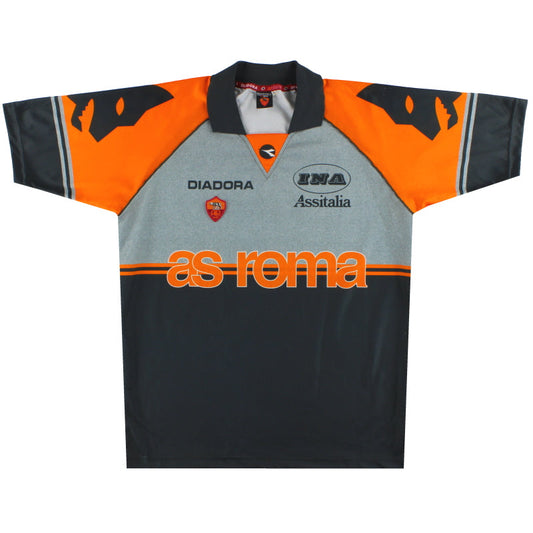 1997-98 Roma Diadora Training Shirt L