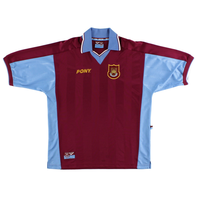 1997-98 West Ham Pony Home Shirt L