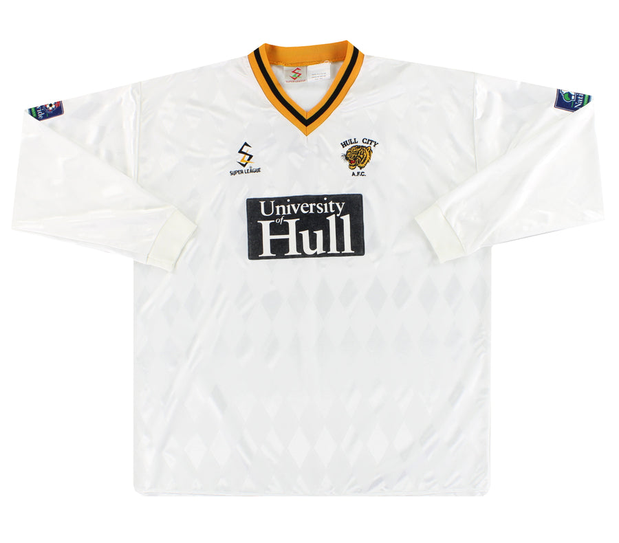 1997-98 Hull City Super League Player Issue Away Shirt #10 L/S XXL