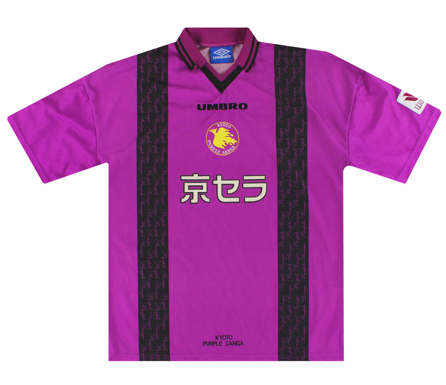 1997-98 Kyoto Purple Sanga Umbro Home Shirt Gugo L