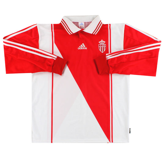 1997-98 Monaco adidas Home Shirt L/S XL