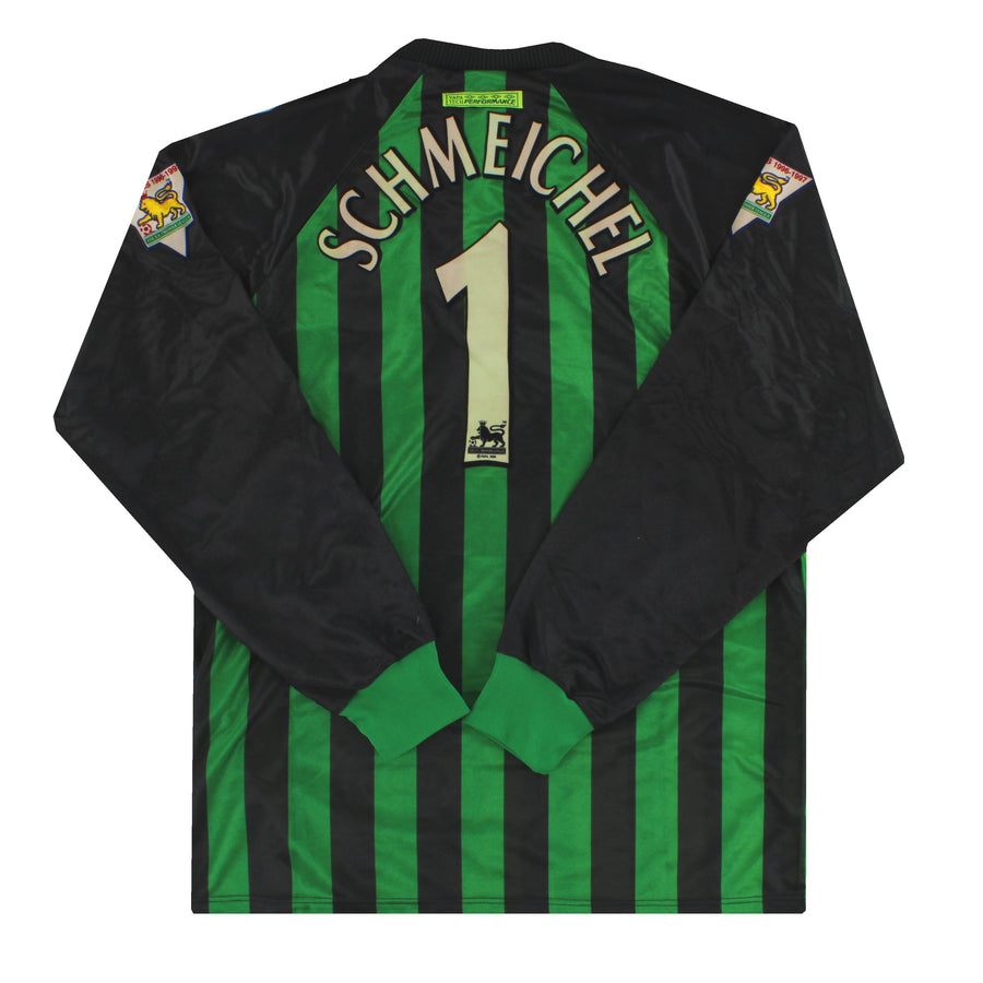1997-98 Manchester United Umbro Goalkeeper Shirt Schmeichel #1 *Mint* L