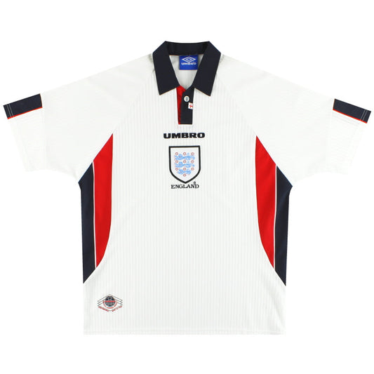1997-99 England Umbro Home Shirt XL