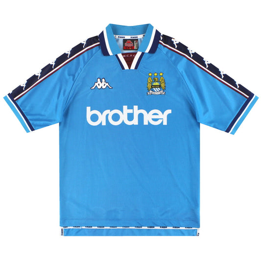 1997-99 Manchester City Kappa Home Shirt L