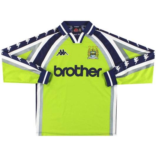 1997-99 Manchester City Kappa Goalkeeper Shirt M
