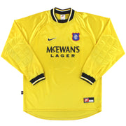 1997-99 Rangers Nike Goalkeeper Shirt L