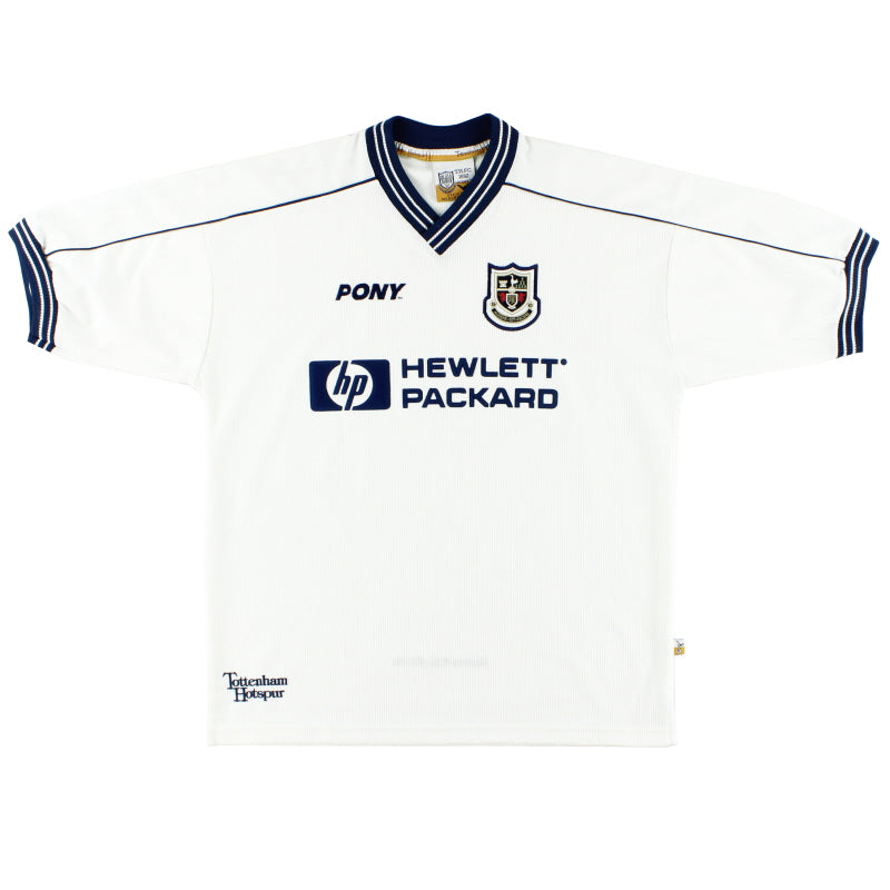1997-99 Tottenham Pony Home Shirt *Mint* L