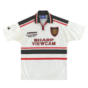 1997-99 Manchester United Umbro 'Champions' Away Shirt L
