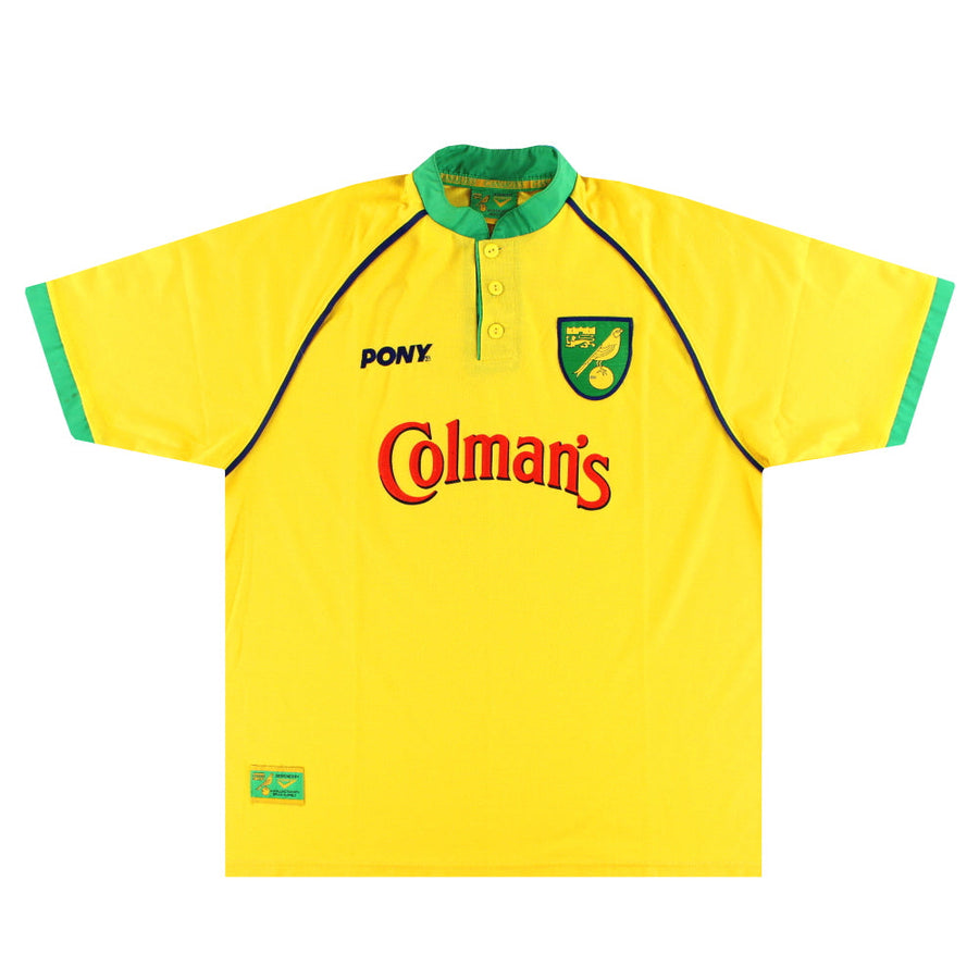 1997-99 Norwich City Pony Home Shirt XXL