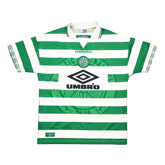 1997/99 Celtic Larsson #7 Home Shirt (XL) Umbro