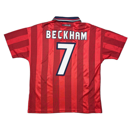 1997/99 England Beckham #7 Away Shirt (L) Umbro