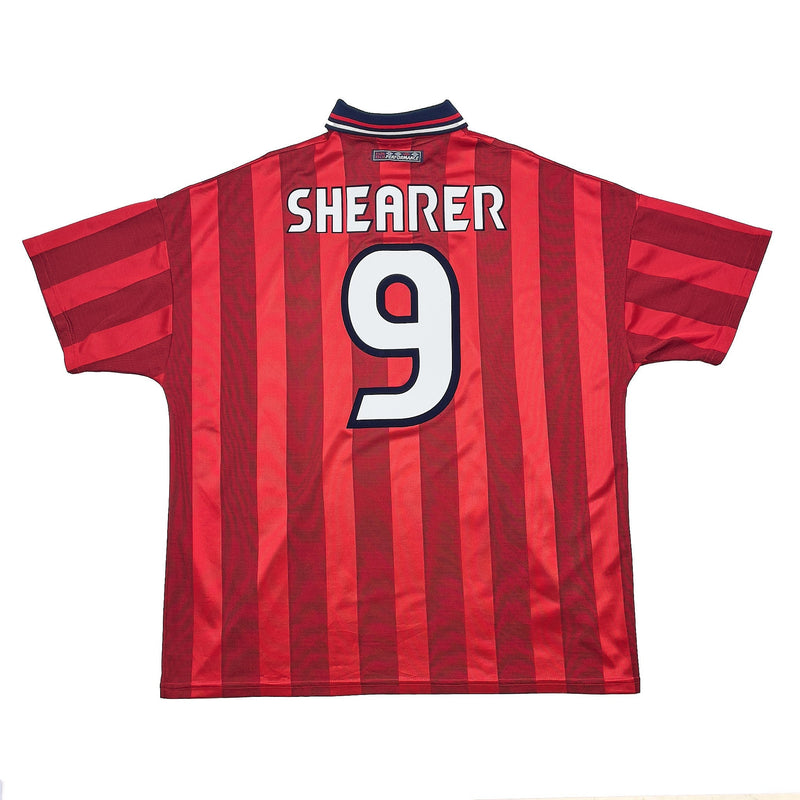1997/99 ENGLAND SHEARER #9 AWAY SHIRT (XXL) UMBRO