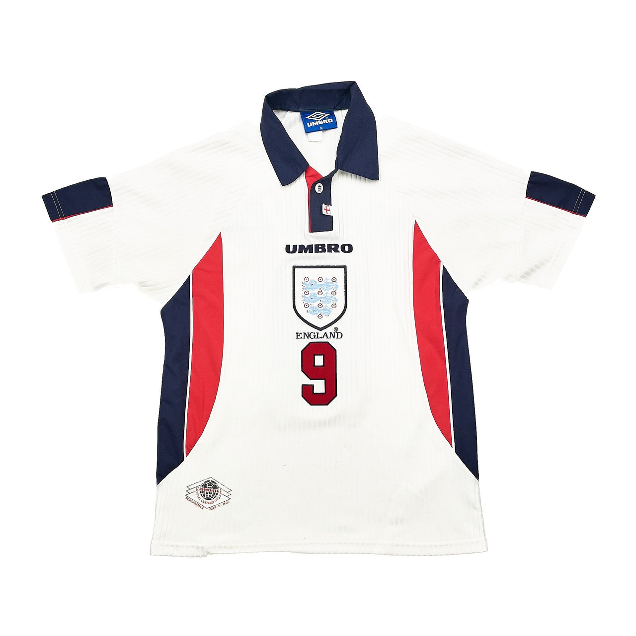1997/99 England Shearer #9 Home Shirt (M) Umbro