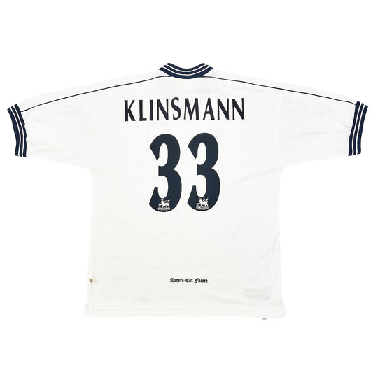 1997/99 Tottenham Klinsmann #33 Home Shirt (L) Pony