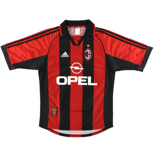 1998-00 AC Milan adidas Home Shirt M