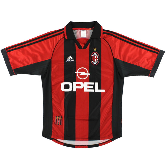 1998-00 AC Milan adidas Home Shirt M