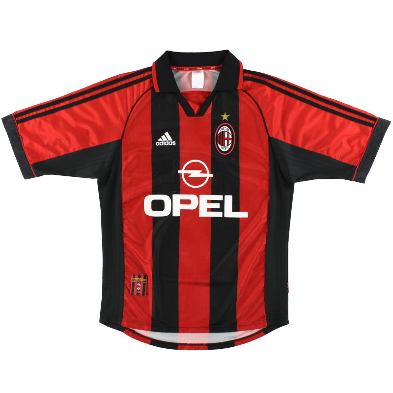 1998-00 AC Milan adidas Home Shirt S