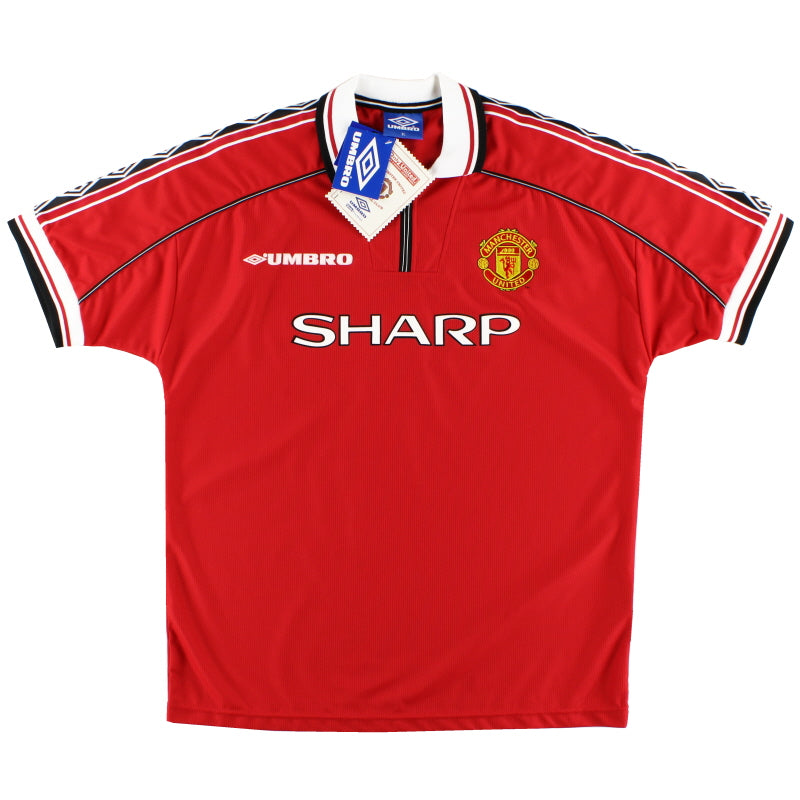 1998-00 Manchester United Umbro Home Shirt *w/tags* L