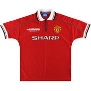 1998-00 Manchester United Umbro 'CL Winners' Home Shirt XL