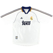 1998-00 Real Madrid adidas Home Shirt L