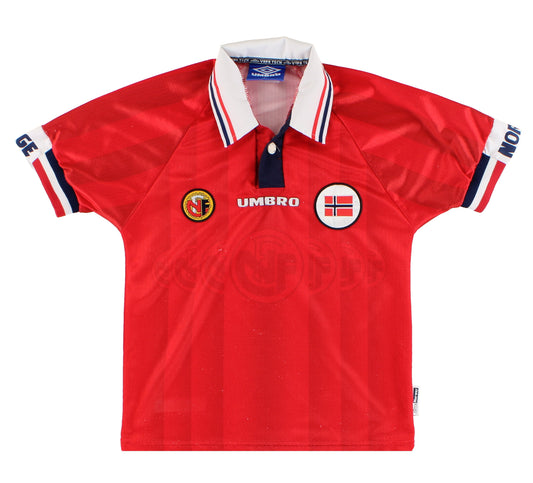 1998-00 Norway Umbro Home Shirt Y