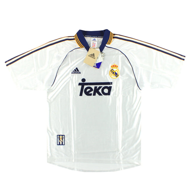 1998-00 Real Madrid adidas Home Shirt *w/tags* M