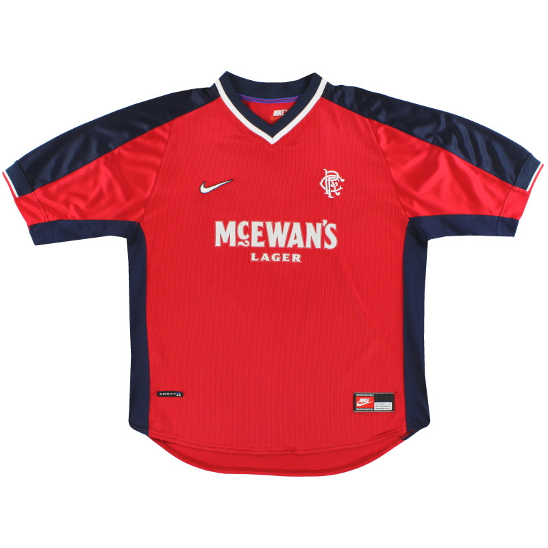 1998-99 Rangers Nike Away Shirt L