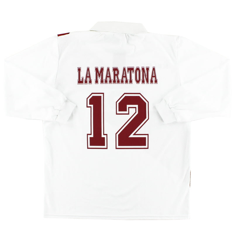 1998-99 Torino Player Issue Signed Away Shirt #12 L/S XL