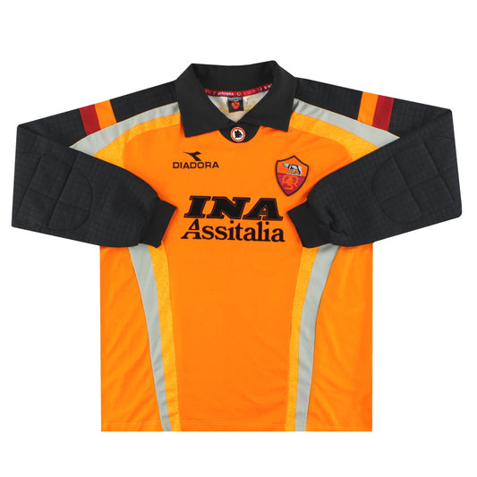 1998-99 Roma Diadora Goalkeeper Shirt XL