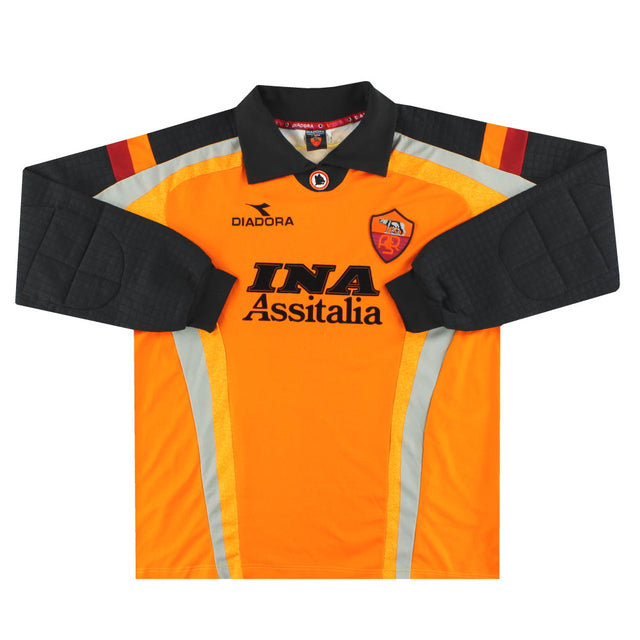1998-99 Roma Diadora Goalkeeper Shirt XL