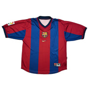 1998/00 Barcelona Rivaldo #11 Home Shirt (M) Nike