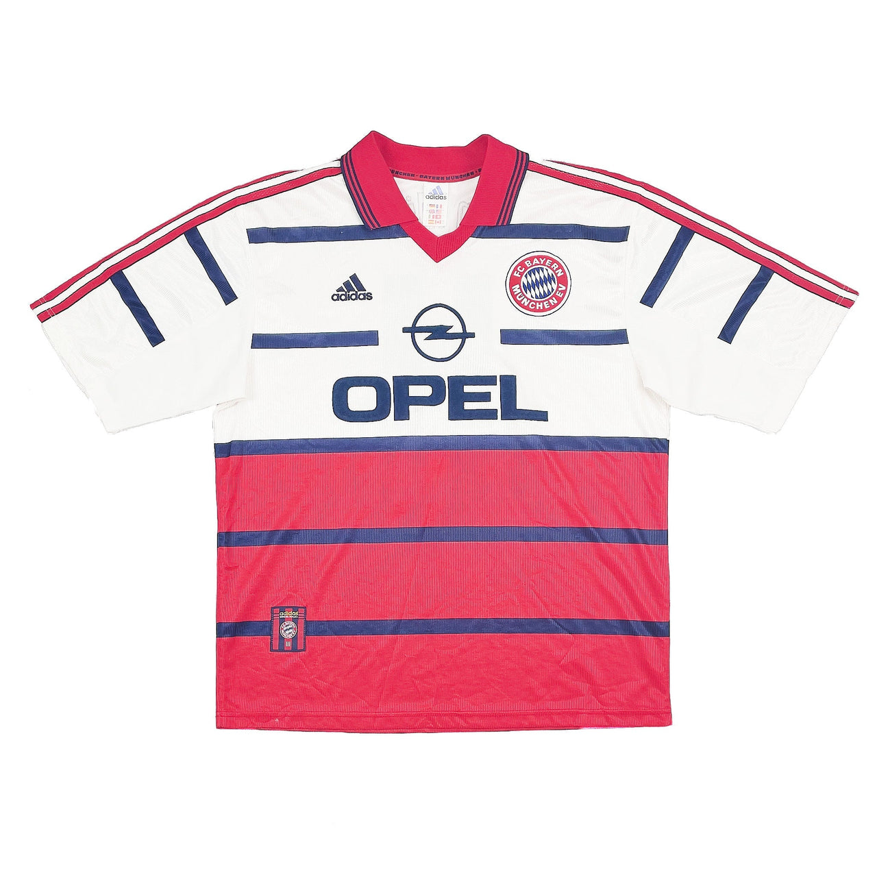 1998/00 BAYERN MUNICH EFFENBERG #11 AWAY SHIRT (L) ADIDAS