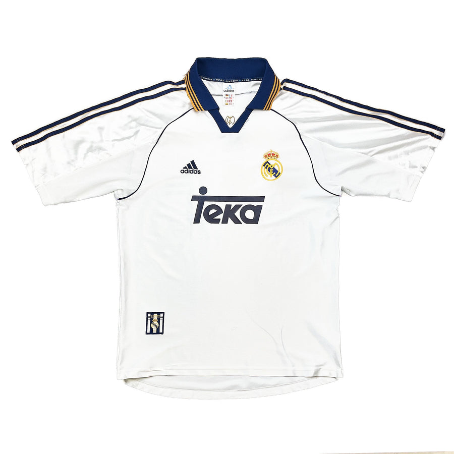 1998/00 Real Madrid 'Champions Of Europe' Home Shirt (L) Adidas