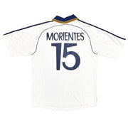 1998/00 Real Madrid Morientes #15 Home Shirt (L) Adidas