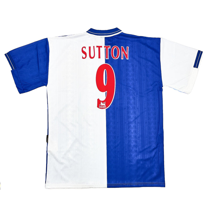 1998/99 Blackburn Rovers Sutton #9 Home Shirt (XL) Uhlsport
