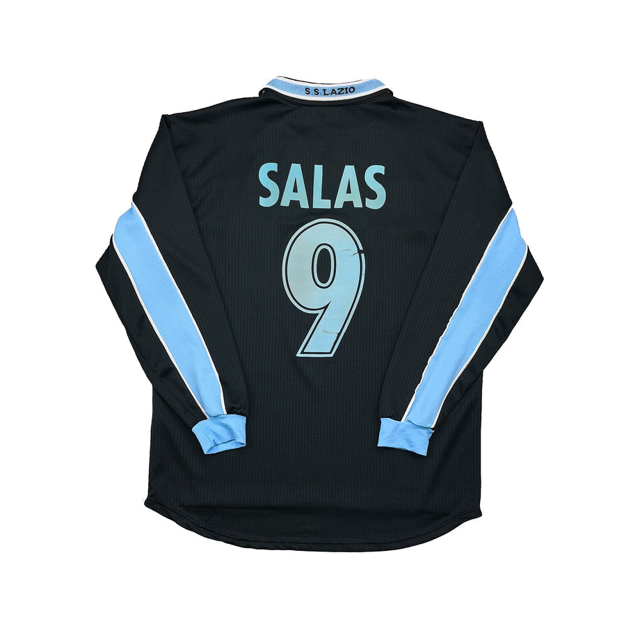 1998/99 Lazio Salas #9 *Match Issue* L/S Away Shirt (XL) Puma