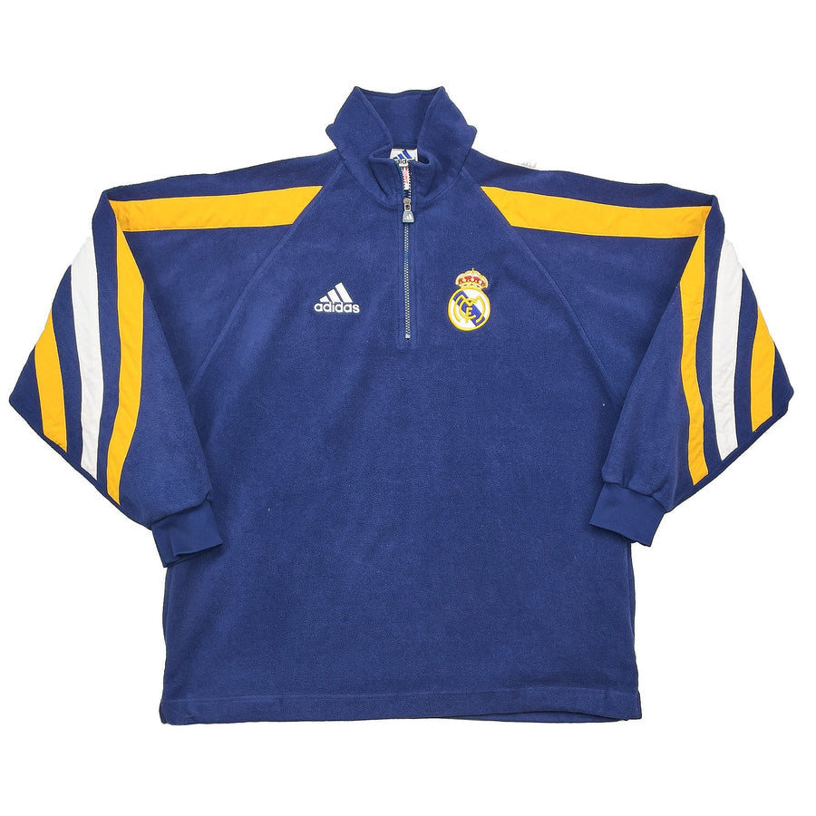 1998/99 Real Madrid 1/4 Zip Fleece Jacket (M) Adidas
