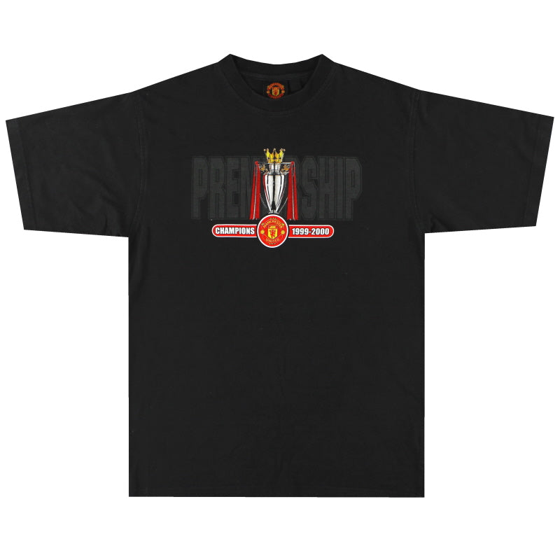 1999-00 Manchester United Graphic Tee M