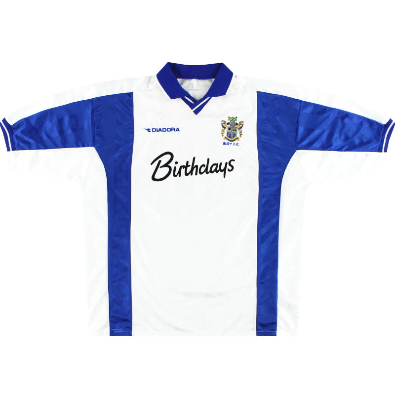 1999-01 Bury Diadora Home Shirt *Mint* XL