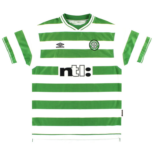1999-01 Celtic Umbro Home Shirt XL