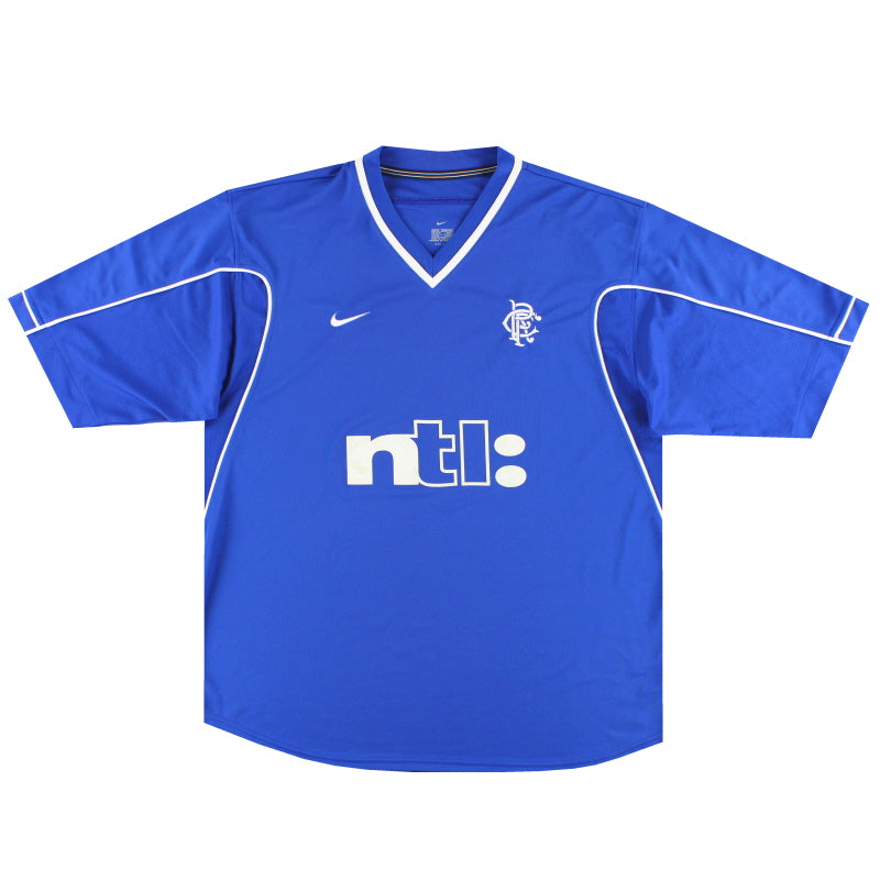 1999-01 Rangers Nike Player Issue Home Shirt XL