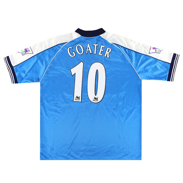 1999-01 Manchester City Le Coq Sportif Home Shirt Goater #10 XL