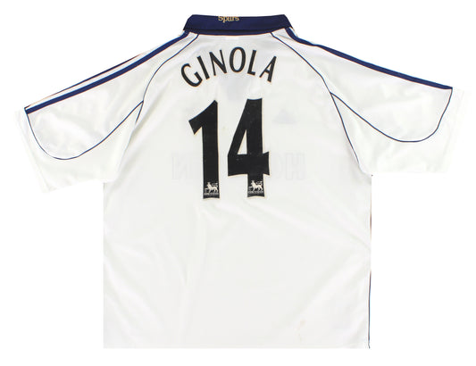 1999-01 Tottenham adidas Home Shirt Ginola #14 XL