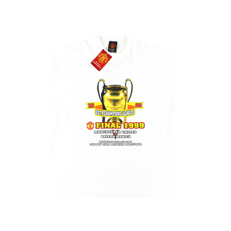 1999 Manchester United Umbro Champions League Graphic Tee *w/tags* XL